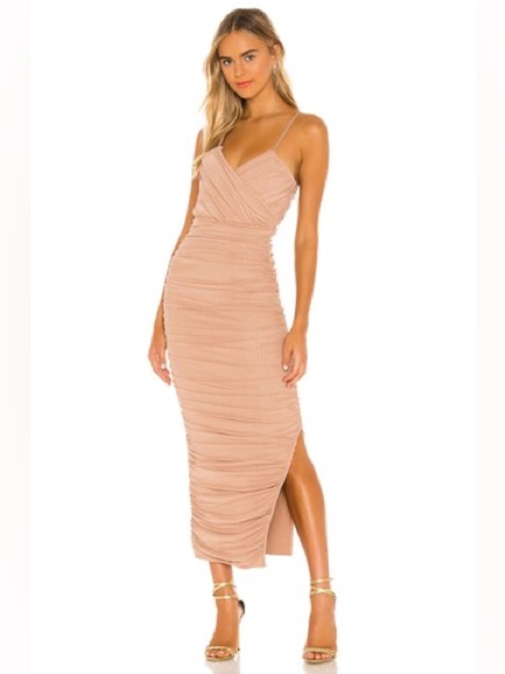 Elliatt X REVOLVE Pippa Dress in Nude size medium